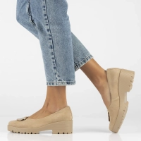 Leather shoes Filippo DP4569/24 BE beige