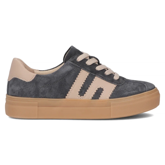 Skórzane sneakersy Filippo DP6798/25 GR BE szare