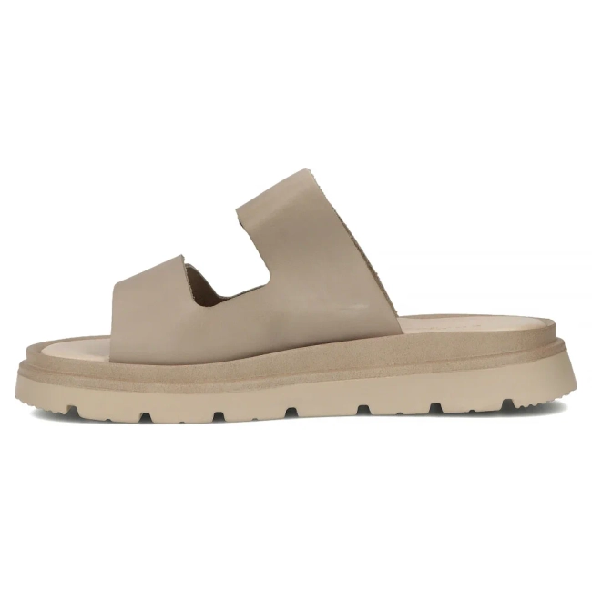 Leather flip-flops Filippo 40439 beige