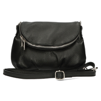 Torebka Toscanio Listonoszka Skórzana C263 czarna