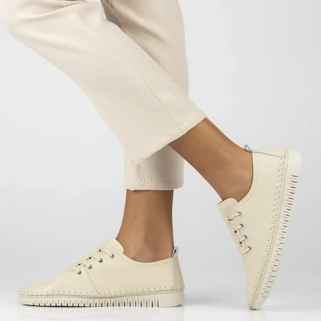 Leather shoes Filippo DP7030/25 BE beige