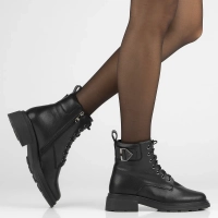 Leather ankle boots Filippo DBT6416/24 BK black