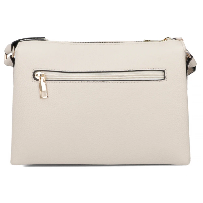 Beige handbag velluto