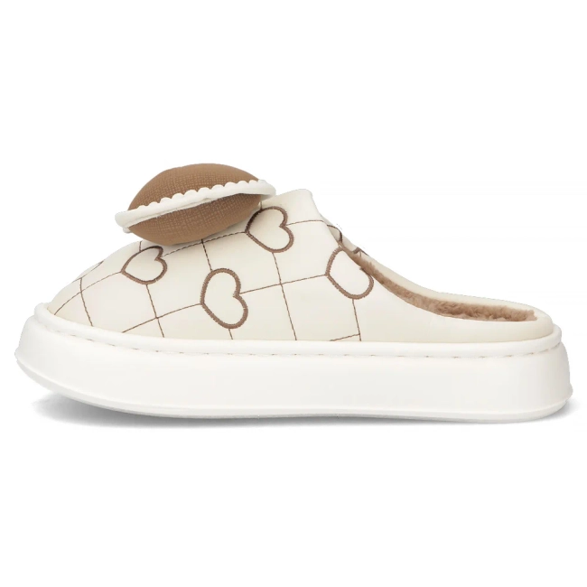 Kapcie Filippo DK7482/25 BE beżowe