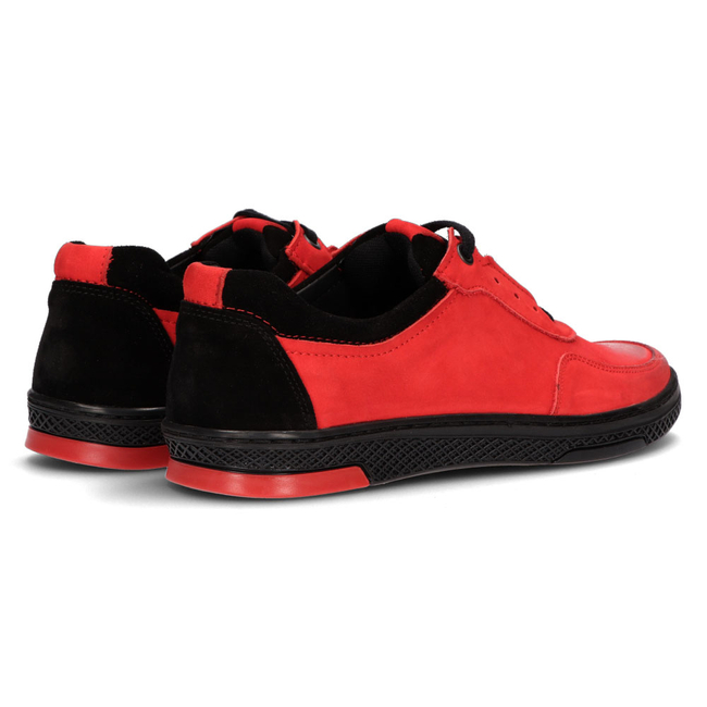 Leather shoes Filippo 918 red