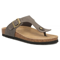 Skórzane klapki Filippo DK7916/26 TP taupe