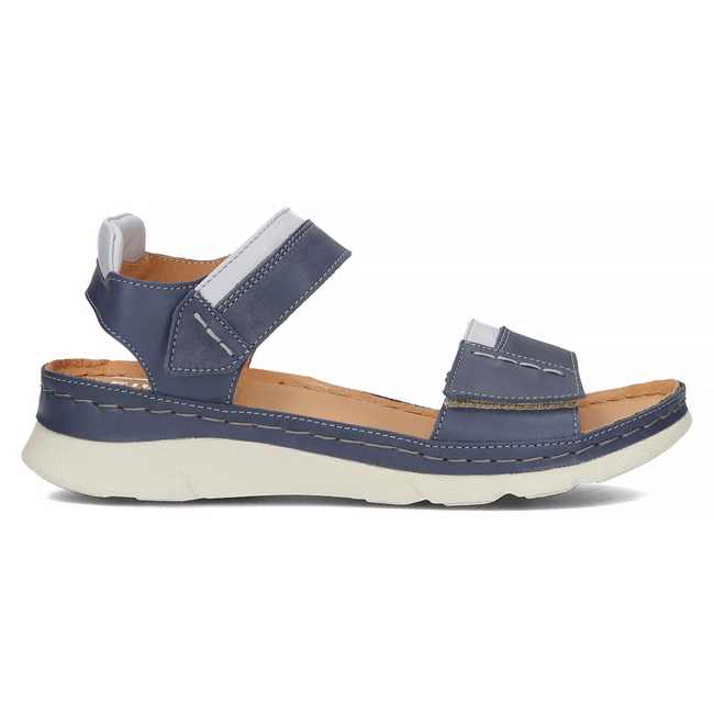 Leather sandals Filippo K193 navy