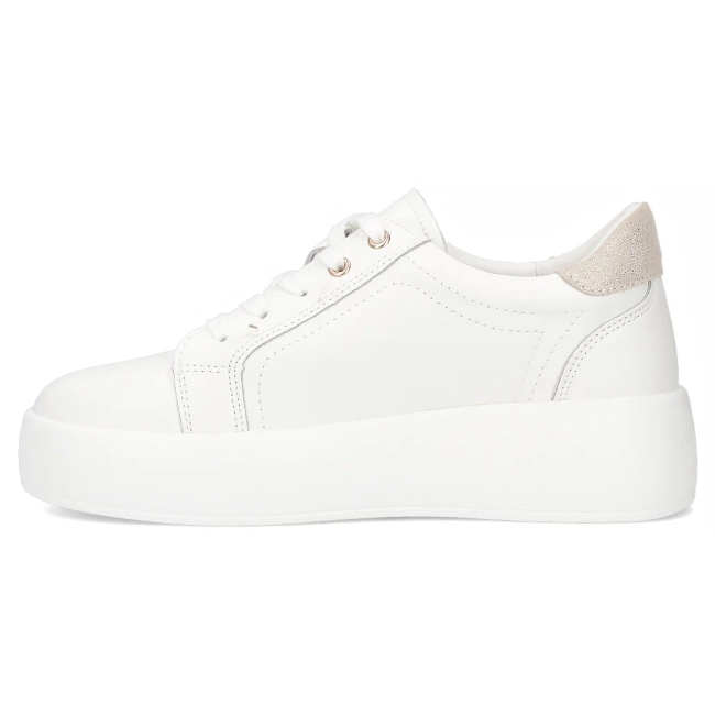 Leather sneakers Filippo DP6721/25 WH white