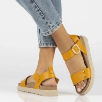 Skórzane sandały Yokono tunez TUNEZ-128 NAP MANGO