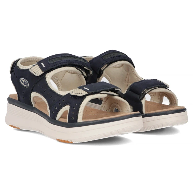 Leather sandals Filippo DS7034/25 NV navy