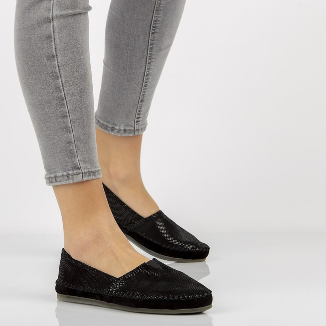 Leather loafers Filippo DP031/21 BK black