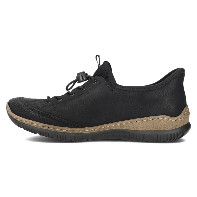 Półbuty Rieker N3267-01 czarne