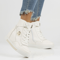 Leather Sneakers Filippo DBT3552/22 WH white