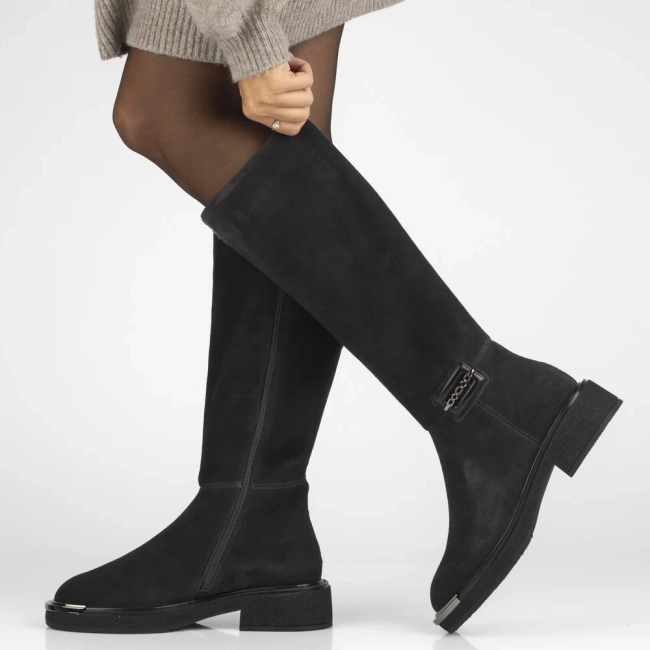 Leather boots Filippo DKZ7234/25 GF grey