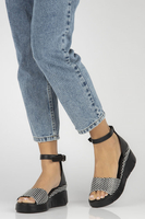 Leather sandals Filippo DS4455/23 BK KR black