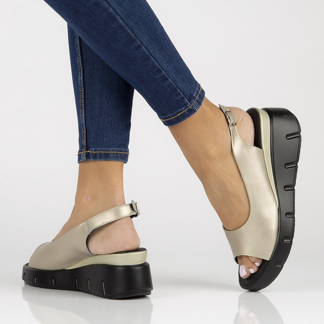 Leather sandals Filippo DS3595/22 GO gold