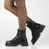 Leather boots Filippo DBT6405/24 BK black