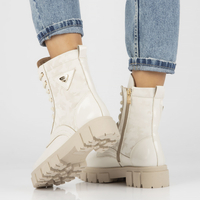 Leather boots Filippo 575 beige