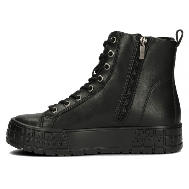 Leather ankle boots Filippo DBT3951/22 BK black