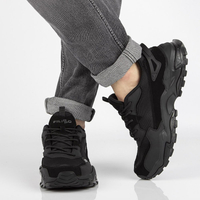 Skórzane buty Filippo MSP2122/21 BK czarne