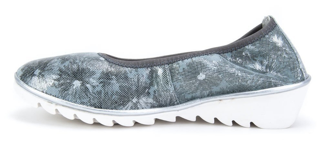 Skórzane półbuty Filippo DP046/18 GR FL szare