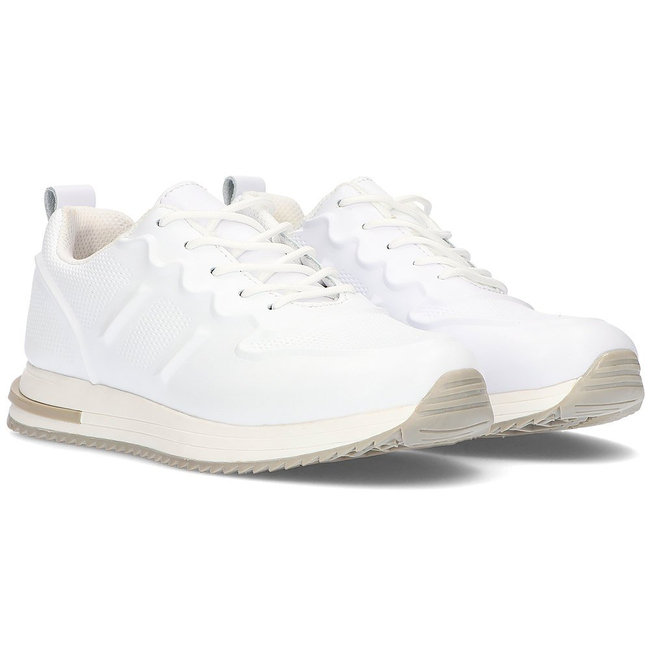 Leather sports sneakers Filippo DP2017/21 WH white