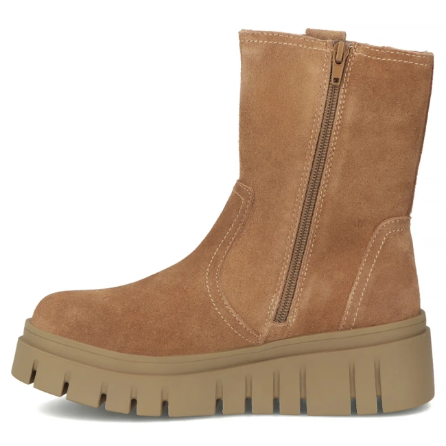 Leather ankle boots Filippo DBT7262/25 CA brown