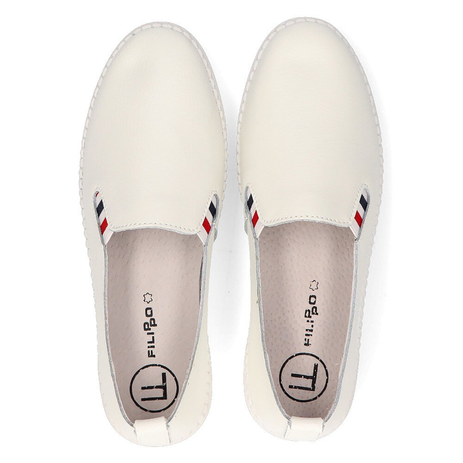 Leather shoes FILIPPO DP066/21 WH white