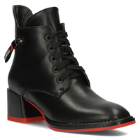 Botki na obcasie Filippo DBT4127/22 BK czarne