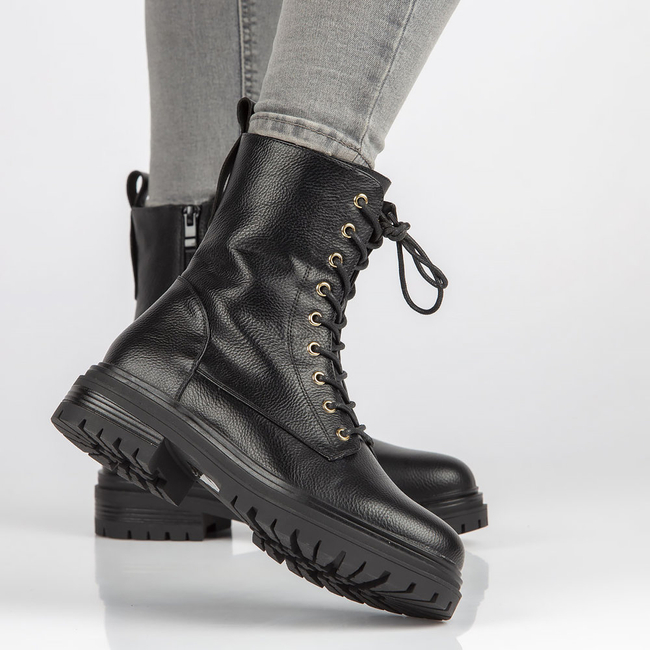 Botki typu workery Filippo DBT3017/21 BK czarne