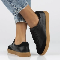 Leather shoes Filippo DP6128/24 BK black