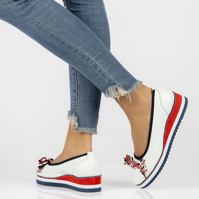 Leather ballerinas Filippo DP2159/22 WH white