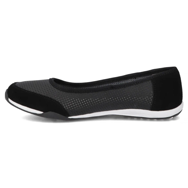 Leather ballerinas Filippo DP142/25 BK black