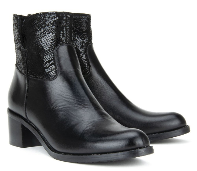 Ankle Boots Filippo 1014 Black Snake