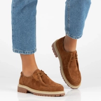 Leather shoes Filippo DP7497/26 BR red