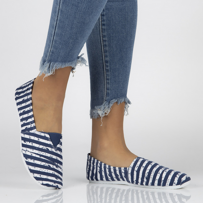 Tenisówki slip on McKey DTN819/19 NV granatowe