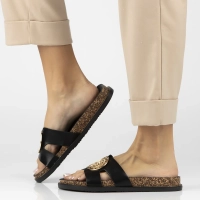 Klapki Filippo DK6972/25 BK czarne