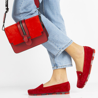 Leather loafers Filippo DP2037/21 RD red