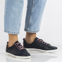 Leather shoes Filippo DP008/20 NV navy blue