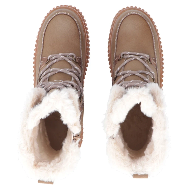 Leather ankle boots Filippo DBT7937/26 BE beige