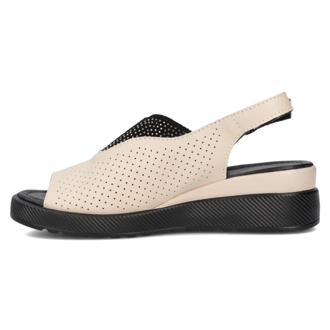 Leather sandals Filippo DS6145/25 BE beige