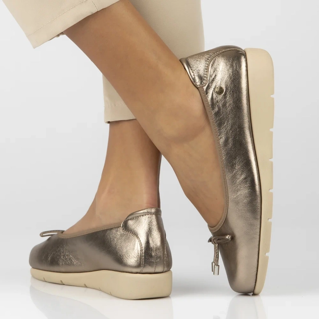 Leather ballerinas Maciejka P6504-25/00-1 gold