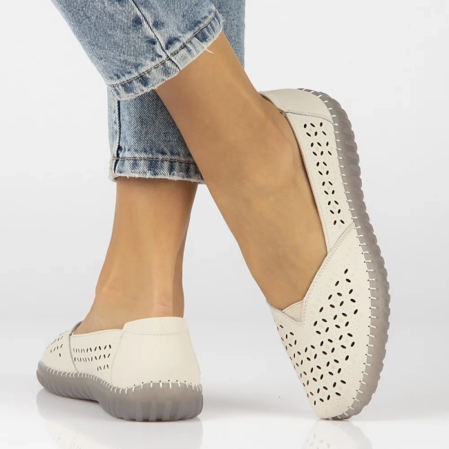 Leather shoes Filippo DP6065/24 BE beige