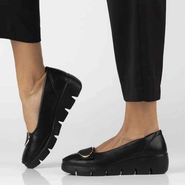 Leather shoes Filippo DP6465/24 BK black