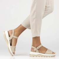 Leather sandals Filippo DS7051/25 BE beige