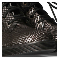 Leather boots Filippo 514 gray checkered