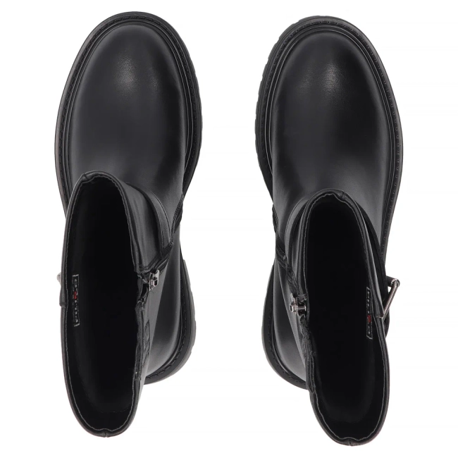 Leather ankle boots Filippo DBT8139/26 BK black