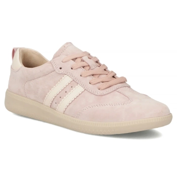 Skórzane sneakersy Filippo DP7508/26 LT PI jasnoróżowe