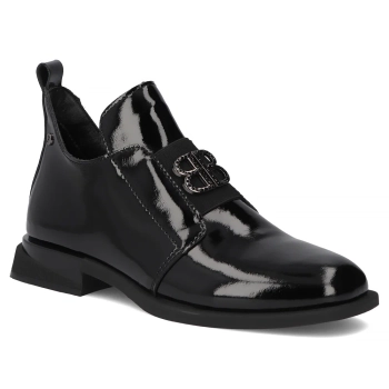 Skórzane botki Filippo DBT4763/25 BK czarne