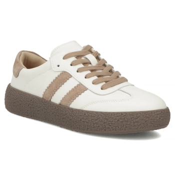 Skórzane sneakersy Filippo DP7958/26 WH BE białe
